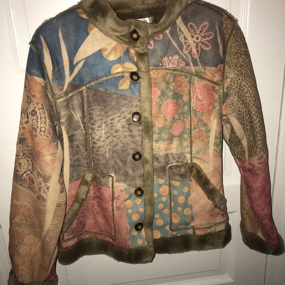Faux Fur patterned jacket